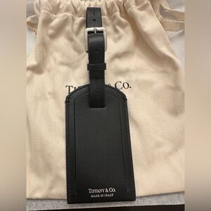Tiffany & Co Black bag tag